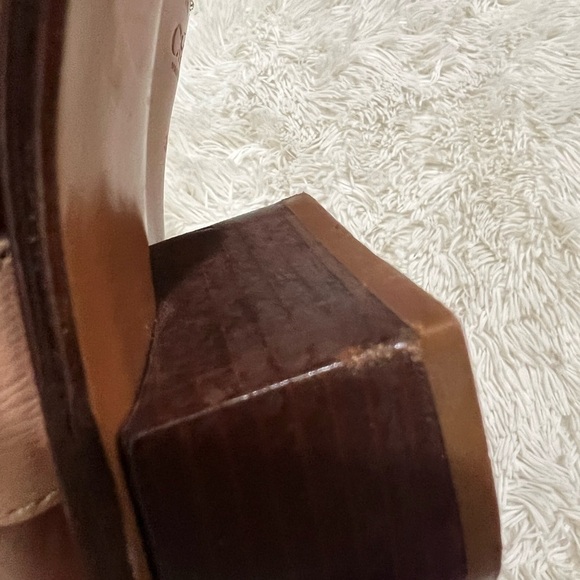 Chloe Lauren Scalloped Sandals in Maple Pink - size 37 US 7 - Picture 8 of 13